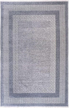 Alfa Rich 5x8 Light Blue Washable Area Rugs for Living Room Bedroom Kitchen Dining Cotton Decor Rug