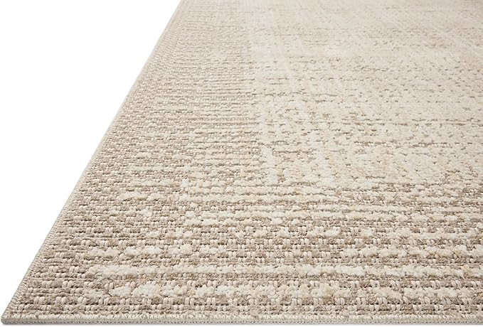Loloi Amber Lewis Bexley Collection BEX-06 Natural/Taupe 4'-0" x 6'-0" Accent Rug Neutral, Textured, Living, Bedroom, Dining, Carpet