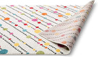 Well Woven Modern Rug Dandy Dots Stripes Ivory 3'3'' x 5' Accent Area Rug Entryway Bright Kids Room Kitchn Bedroom Carpet Bathroom Soft Durable Area Rug