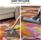 Rugshop Multi Bright Flowers Non Slip Non-Shedding Runner Rug for Hallway, Kitchen and Entryway, 2'7" x 6'