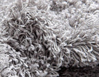 Unique Loom Solid Shag Collection Area Rug (10' x 13' Rectangle, Cloud Gray)