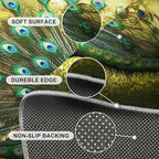 Peacock Rug 6x9-6x9 Rug, Wonderful Peacock Area Rugs for Bedroom, Nature Rugs for Living Room, Modern Style Washable Mat, Aesthetics Carpet - Peafowl Home Decor & Gifts