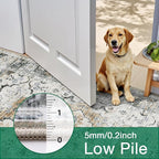 LUMI Washable Area Rug 8x10 for Living Room, Ultra Soft Stain Resistant Carpet with Non Slip Rubber Backing, Non-Shedding Low Pile Rugs for Bedroom, Dining Room, Indoor, Office