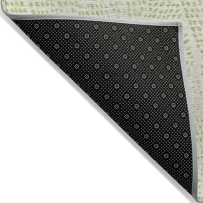 Addison Rugs Chantille ACN591 Aloe 2'3" x 7'6" Indoor Outdoor Hallway Runner Rug, Stain Resistant Washable Kitchen Area Carpet for Bathroom, Laundry and Bedroom Rug