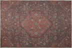 Revival Rugs Zinnia 6'x9' Zero-Shedding Area Rug for Living Room Bedroom - Oeko-TEX Certified, Low Pile, Spot Clean, Terra, Orange, Red