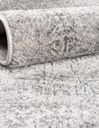 Unique Loom Finsbury Collection Area Rug - Sarah (2' x 3' 1" Rectangle, Gray/ Ivory)