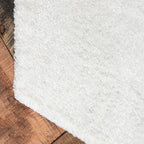 Unique Loom Solo Collection Area Rug - Calabasas (7' 10" Octagon, Snow White)