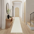 Nourison Home Versatile Ivory White 2'2" x 10' Area Rug - Easy Clean, Non Shedding, Bed Room, Living Room, Dining Room, Kitchen (10' Runner)