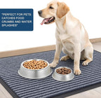 OLANLY Front Door Mat Indoor Outdoor Entrance, Waterproof Heavy Duty Doormat, Fade Resistant, Low Profile, Easy Clean Patio Porch Welcome Floor Mats for Entry, 59x23, Ash Grey