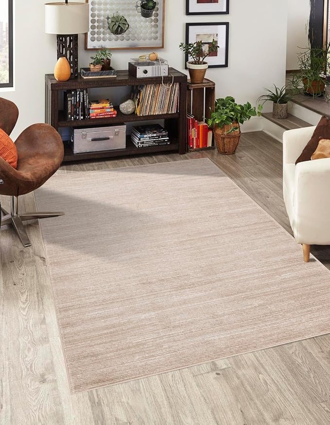 Unique Loom Finsbury Collection Area Rug - Kate (5' 3" x 8' Rectangle, Beige/ Ivory)