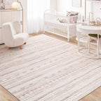 6x9 Pink Area Rugs for Living Room Machine Washable Rug Distressed Girls Nursery Rug Indoor Carpet Neutral Moroccan Boho Ultra Soft Area Rug for Bedroom Dining Room Playroom Office