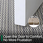 LUMI Inside Door Mat for Entry 24"x36", Absorbent, Dirt Trapper, Low Profile Thin, Non Slip Mats with Rubber Backing, Ideal for Indoor, High Traffic, Garage, Entrance, Classic Beige