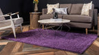 Unique Loom Solo Collection Area Rug - Calabasas (10' x 13' Rectangle, Violet)