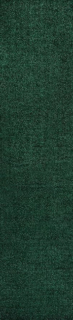 Eyely UES100L-214 Supersoft Haze Solid Low-Pile Indoor Runner Rug, Coastal, Bohemian, Minimalist, Classic, Casual for Bedroom,Kitchen,Living Room,Non Shedding,Easy-Washing, Green, 2 X 14