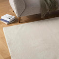 Revival Rugs Stripe 5'3"x8' Washable Area Rug for Living Room Bedroom - 100% Recycled Oeko-TEX Certified, Medium Pile, Beige, Cream