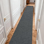 jxgzyy Runner Rugs 2'11" x 16'5", Non Slip Entrance Doormat, 0.25” Thickness Indoor Outdoor Carpet Runner with Rubber Backing, Waterproof Custom Size Heavy Duty Floor Mat for Hallway Laundry Patio