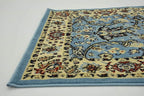 Unique Loom Sialk Hill Collection Area Rug - Washington (2' 11" x 16' 5" Runner Light Blue/Navy Blue)
