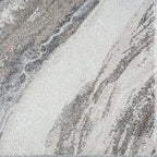 LUXE WEAVERS Lagos Collection 7983 Grey 4x5 Art Deco Area Rug