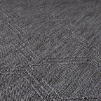 LUXE WEAVERS Modern Farmhouse Smoke 8x10 Washable Area Rug, Anti-Slip Diamond Pattern Carpet