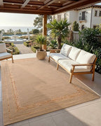 DEXI Jute Rug Natural Fiber 5x8, Braided Woven Area Rugs No Shed, Soft Neutral Rustic Carpet Mat for Indoor Entryway Outdoor Patio Dining Living Room Bedroom Farmhouse, Beige/Natural