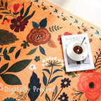 Rugcomf Area Rug 4x6 Rug Washable Boho Rugs Non Slip Low Pile Floral Small Carpet for Bedroom, Bedside, Kids Room, Office, Dining Room(Yellow)