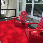 Ottomanson 3'11" x 53' Hallway Runner with Scraper Pile - Extra Durable Non-Slip Rug Mat for Indoor & Outdoor Use - Ideal for Kitchen, Entryway & Garage - High-Traffic Carpet, Red