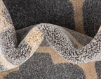 Rugs.com Lattice Collection Rug – 3' x 5' Light Gray Medium Rug Perfect for Entryways, Kitchens, Breakfast Nooks, Accent Pieces