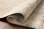 Loloi Amber Lewis Bexley Collection BEX-03 Natural/Slate 4'-0" x 6'-0" Accent Rug Neutral, Textured, Living, Bedroom, Dining, Carpet