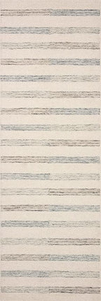 Loloi Chris Loves Julia Chris Collection CHR-05 Ivory/Slate 2'-6'' x 9'-9'', .50" Pile Height, Runner Rug