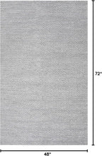 Nuloom Penelope Light Grey/Ivory, 4' x 6', Hand-Braided, Wool & Cotton, Soft and Textured, High Traffic, Stain Resistant, Easy Clean, Durable Area Rug for Bedroom, Living Room, Dining, Entryway