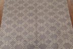 Modern Collection 8 x 8 Moroccan Trellis Area Rug, All-Over/Geometric Wool Carpet for Home Décor, Living Room, Dining Room, and Bedroom