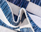 Unique Loom Outdoor Collection Classic Stripes, Transitional Indoor & Outdoor Area Rug, 9' 0 x 12' 0, Navy Blue/Ivory