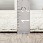 Abani Neutral Beige Area Rug 4' x 6' for Living Room, Bedroom - Zen Reiki Circles Pattern - Durable & Easy to Clean