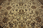 Unique Loom Sialk Hill Collection Area Rug - Washington (7' 10" Round Ivory/Black)