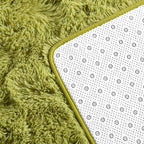Shag Area Rug, 4 X 6 Plush Fuzzy Rugs for Living Room, Ultra Soft Fluffy Furry Rug for Bedroom, Indoor Carpet Nursery Rugs for Kids Room Home Decor, Green