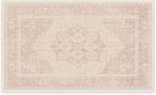RUGGABLE Washable Area Rug – Kamran Soft Pink 3x5, Stain-Resistant, Non-Slip – Small Machine Washable Rugs for Living Room, Bedroom, Hallway, Entryway & Office–with Cushioned Pad