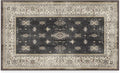 RUGGABLE Washable Vintage Area Rug – Verena Dark Wood 3x5, Stain-Resistant, Non-Slip – Small Machine Washable Rugs for Living Room, Bedroom, Hallway, Entryway & Office–with Standard Pad
