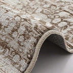 LUMI 5x8 Washable Area Rug for Living Room, Ultra Soft Traditional Vintage Rugs Non Slip with Rubber Backing, Low Profile, High Traffic, Stain Resistant Carpets, Ideal for Bedroom, Dining Room, Indoor