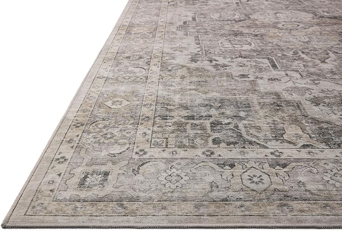 Loloi Amber Lewis Josie Collection JOS-03 Silver/Natural 2'-6" x 7'-6" Runner Rug