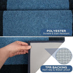Machine Washable Runner Rug 24" x 70", Non Slip Kitchen Mat for Floor, Absorbent Entryway Rug for Kitchen, Bedroom, Hallway, Bathroom, Door (Roll Packing)
