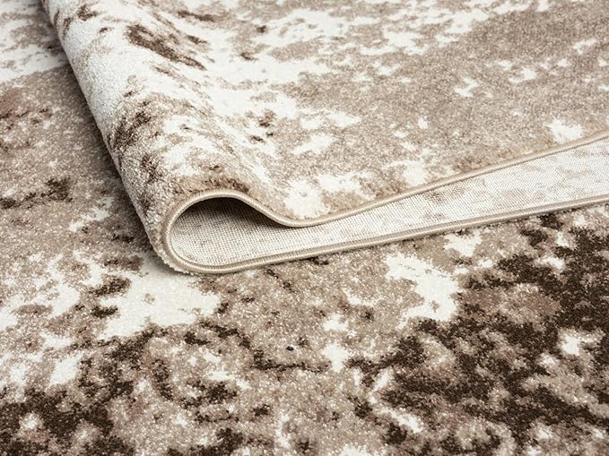 Keen Home Design Area Rugs - 2x16 Non-Shedding, Abstract Rugs for Kitchen, Living Room, Bedroom, Dining Room, Entryway - Size: 2'8" x 16', Multi