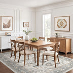 8x10 Area Rugs Living Room: Washable Boho Large Neutral Vintage Soft Rug Stain Resistant Distressed Farmhouse Non-Slip Indoor Floor Carpet for Bedroom Nursery Kids Office Dining Room- Taupe