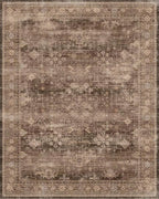 Washable 10ft Long Runners for Hallways, Brown 2'6"x10' Wide Kitchen Runner Rug, Entryway Indoor Rug, Non Slip Rubber Backing Boho Vintage Dark Floor Decor