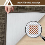 COSY HOMEER-Door-Mat,Dirt Trapper Entryway Rugs 24"x36" Non Slip Washable Entrance Mats,Absorbent Welcome Mat,Low Profile Dog Door Mats for Front Back Doomats and Wet Shoes,Light Brown