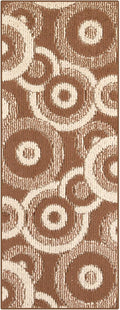 Custom Size Long Brown Hallway Runner Rug | Cut to Length 2'3" x 16' (Runner) | Non-Slip & Machine Washable | REMNAZ
