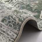LUMI Washable Area Rug 8x10 for Living Room, Ultra Soft Stain Resistant Carpet with Non Slip Rubber Backing, Non-Shedding Low Pile Rugs for Bedroom, Dining Room, Indoor, Office