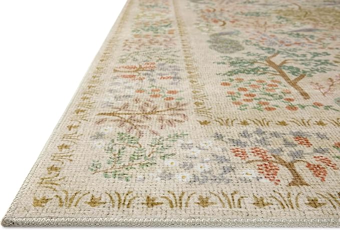 Loloi Rifle Paper Co. Canopy Collection CNP-05 Ivory 6'-0" x 9'-0" Area Rug