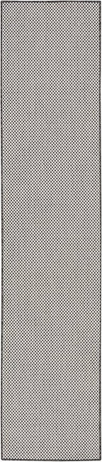 Nourison Home Courtyard Ivory Charcoal 2'2" x 8' Area Rug - Easy Clean, Non Shedding, Bed Room, Living Room, Dining Room, Kitchen (8' Runner)