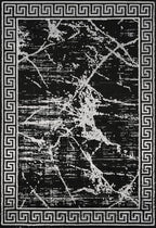 GLORY RUGS Area Rugs Marble 2x3 Black Gray Carpet Modern Abstract Rug Living Room Dining Bedroom Rug