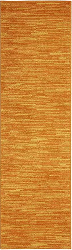 Nourison Home Nourison Essentials Sunburst 2'2" x 16' Area Rug - Easy Clean, Non Shedding, Bed Room, Living Room, Dining Room, Kitchen (16' Runner)